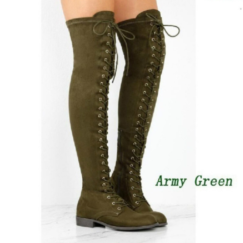 SWYIVY Over The Knee High Boots Woman Shoes Black 2020 New Sexy Bandage Tall Boots For Women Lace Up Knight Boot Lady Sexy Shoes
SWYIVY Over The Knee High Boots Woman Shoes Black 2020 New Sexy Bandage Tall Boots For Women Lace Up Knight Boot Lady Sexy Shoes