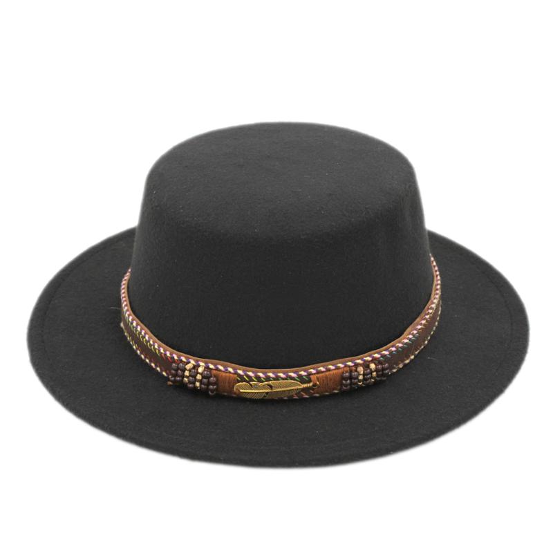 Mistdawn Fashion Unisex Boater Sailor Hat Pork Pie Bowler Fedora Cap Flat Brim Brown Leather Band Size 56-58cm, Black
Mistdawn Fashion Unisex Boater Sailor Hat Pork Pie Bowler Fedora Cap Flat Brim Brown Leather Band Size 56-58cm, Black