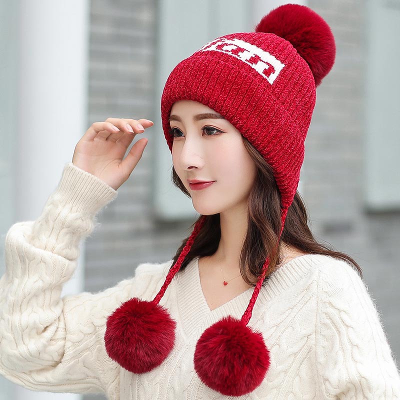 Winter Hats Women Three Ball Winter Hats for 90 s Girls Pom Pom Cotton Blended Hip Hop Caps Warm Hat Unisex Cap Bonnet, Black
Winter Hats Women Three Ball Winter Hats for 90 s Girls Pom Pom Cotton Blended Hip Hop Caps Warm Hat Unisex Cap Bonnet, Black