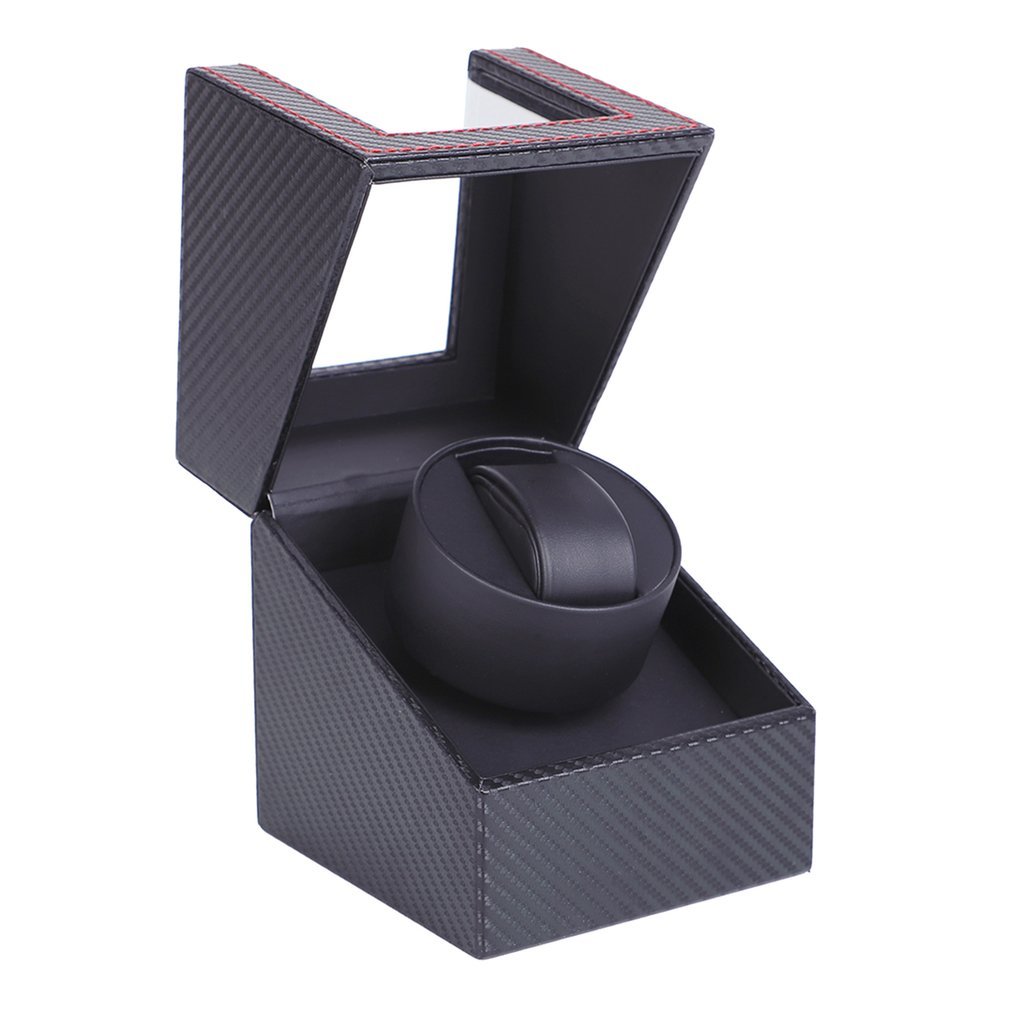 Carbon Motor Shaker Watch Winder Holder Display Automatic Mechanical Watch Winding Box Jewelry Automatic Watch EU/US/UK/AU 2020 CX200807