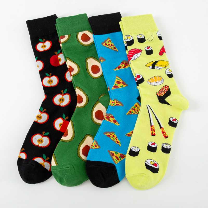 New 2020 Colorful Cotton Men's Long Socks Harajuku Hip Hop Funny Avocado Pizza Cool Dress Socks for Male Wedding Christmas Gifts, A2256
New 2020 Colorful Cotton Men's Long Socks Harajuku Hip Hop Funny Avocado Pizza Cool Dress Socks for Male Wedding Christmas Gifts, A2256