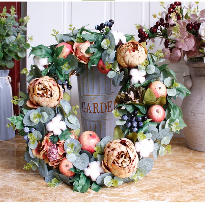 Custom-made Christmas decorations: coffee-colored door decorations for autumn peony wreaths and silk flowers Free Shipping, Brown
Custom-made Christmas decorations: coffee-colored door decorations for autumn peony wreaths and silk flowers Free Shipping, Brown