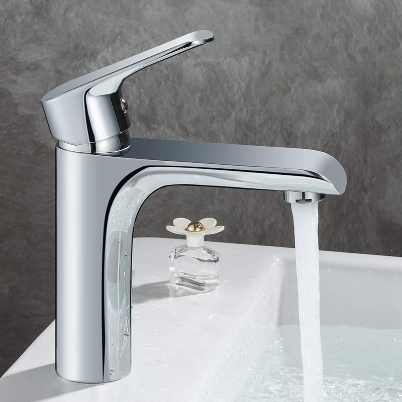 Faucet Bathroom Brass Elegant Curve Profile Style Basin Tap Cold and Hot Water Available Quality Ceramic Valve
Faucet Bathroom Brass Elegant Curve Profile Style Basin Tap Cold and Hot Water Available Quality Ceramic Valve