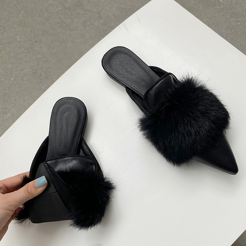 2020 New Women Slippers Fur Causal Low Heels Slides Ladies Fashion Pointed Toe Slip On Summer Outdoor Female Flip Flop Shoes, Purple
2020 New Women Slippers Fur Causal Low Heels Slides Ladies Fashion Pointed Toe Slip On Summer Outdoor Female Flip Flop Shoes, Purple