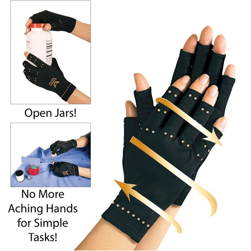 New 1pair Brand Hands Arthritis Gloves Therapeutic Compression Gloves Men Woman Circulation Grip artritis, Black
New 1pair Brand Hands Arthritis Gloves Therapeutic Compression Gloves Men Woman Circulation Grip artritis, Black