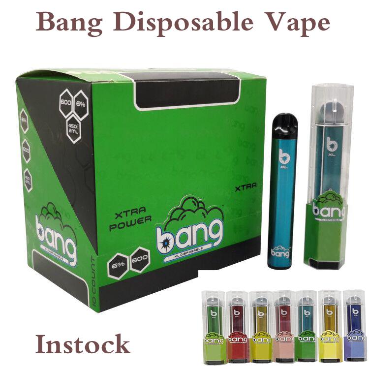 600 Puffs Disposable Vape Pen Device Bang XL Xtra High Quality Electronic Cigarette Vaporizer With 450mah Battery 2ml Juice
600 Puffs Disposable Vape Pen Device Bang XL Xtra High Quality Electronic Cigarette Vaporizer With 450mah Battery 2ml Juice