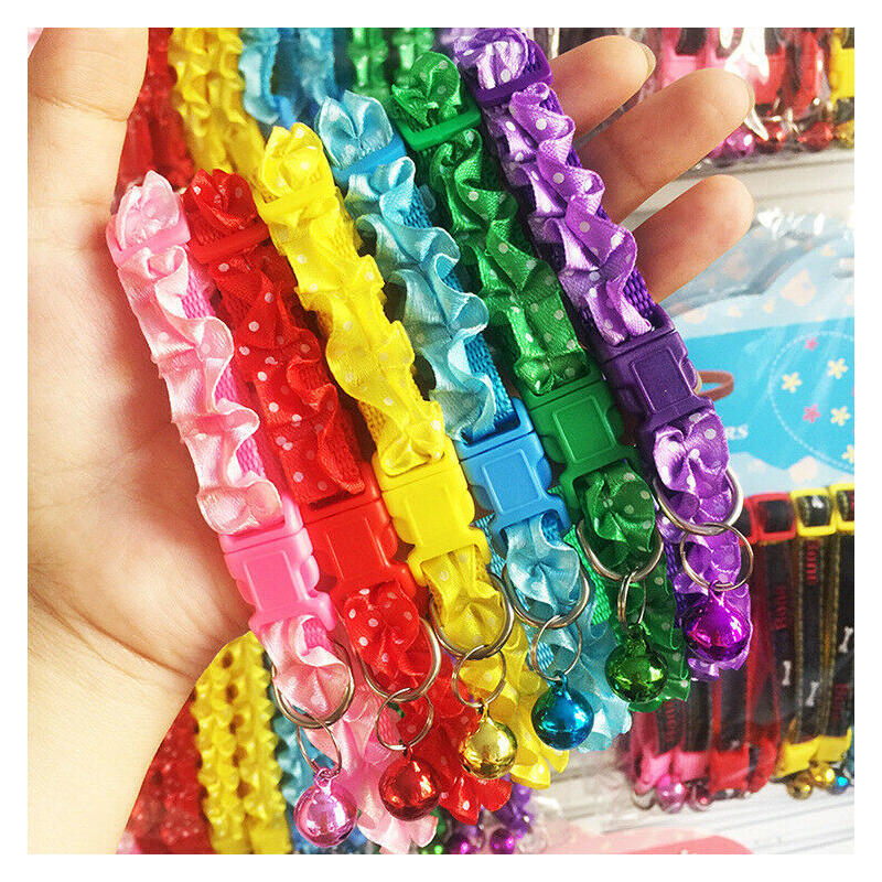 Dog Collar Pets Non-toxic Belts For Cat And Dog Cute Polka Dot Printing Bowknot Collars With Bell Safety Cat Supplies
Dog Collar Pets Non-toxic Belts For Cat And Dog Cute Polka Dot Printing Bowknot Collars With Bell Safety Cat Supplies