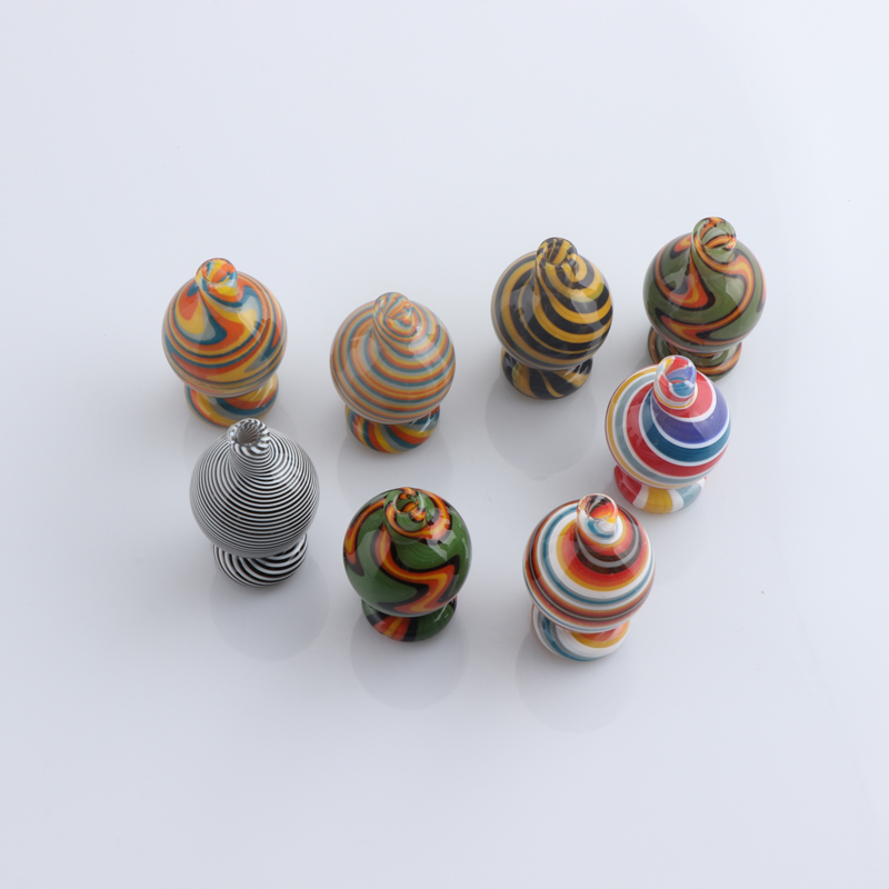 26mmOD US Colorful Stripe Glass Smoking Bubble Carb Caps Suit For Beveled Edge Quartz Banger Dab Rigs Water Bongs
26mmOD US Colorful Stripe Glass Smoking Bubble Carb Caps Suit For Beveled Edge Quartz Banger Dab Rigs Water Bongs