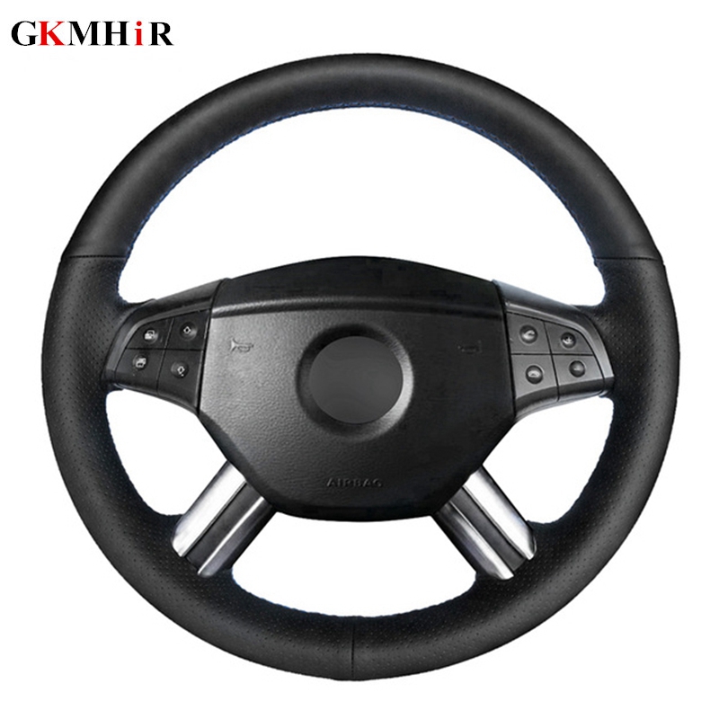 DIY Black Artificial Leather Car Steering Wheel Cover for Mercedes Benz W164 M-Class ML350 ML500 X164 GL-Class GL4
DIY Black Artificial Leather Car Steering Wheel Cover for Mercedes Benz W164 M-Class ML350 ML500 X164 GL-Class GL4