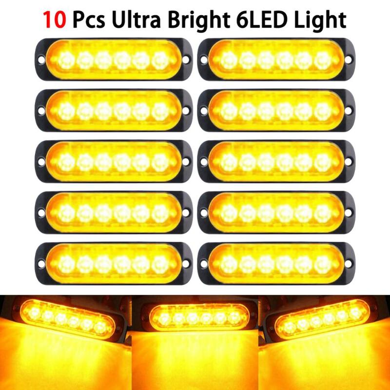 Car Truck Emergency Beacon Warning Hazard Flash Strobe Light Car Vehicle Truck Hazard Strobe Light 18W Amber 6 LED
Car Truck Emergency Beacon Warning Hazard Flash Strobe Light Car Vehicle Truck Hazard Strobe Light 18W Amber 6 LED