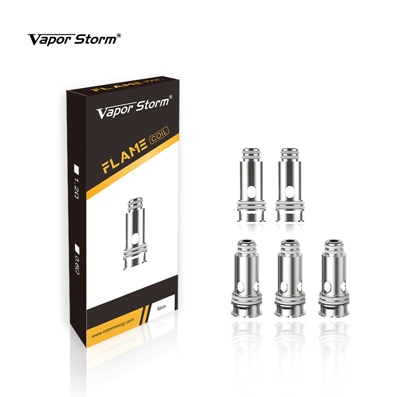 Vapor Storm Flame Mesh Coils 0.6ohm&1.2ohm Mesh Coil for Vapor Storm Flame Kit 5pcs each pack
Vapor Storm Flame Mesh Coils 0.6ohm&1.2ohm Mesh Coil for Vapor Storm Flame Kit 5pcs each pack