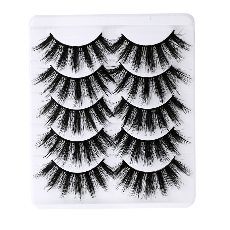 5 Pairs 3D Natural Thick False Eyelashes Set 100% Handmade Eyelash Extensions Cross Lashes More Styles for Eye Faux Cils Makeup
5 Pairs 3D Natural Thick False Eyelashes Set 100% Handmade Eyelash Extensions Cross Lashes More Styles for Eye Faux Cils Makeup