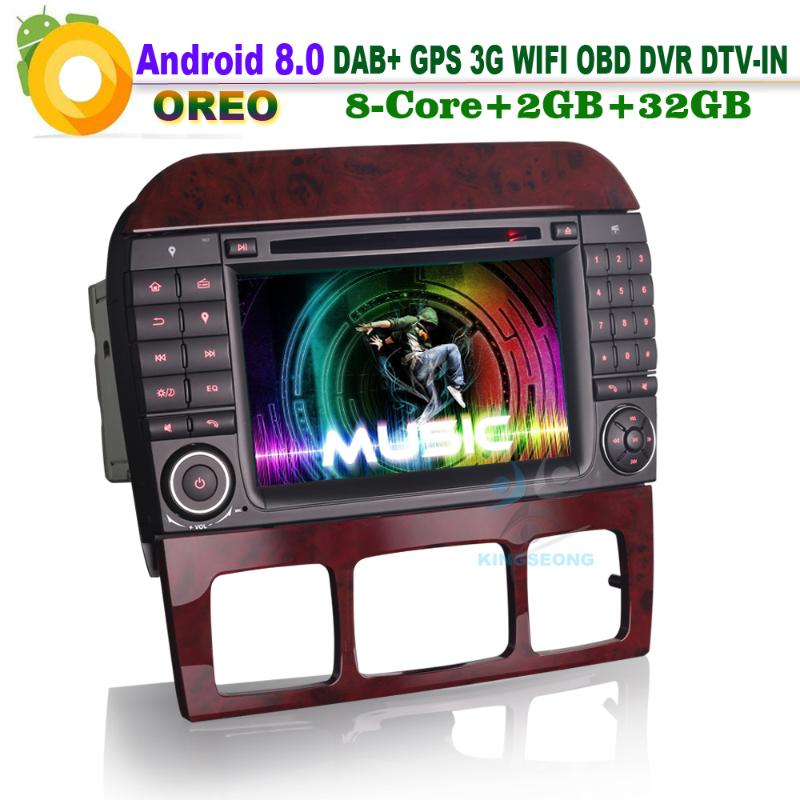 8-Core Android 8.0 DAB+WiFi 3G Car Stereo Bluetooth CD GPS DVR DTV-IN RDS Car Radio for - S-Class CL-Class W215
8-Core Android 8.0 DAB+WiFi 3G Car Stereo Bluetooth CD GPS DVR DTV-IN RDS Car Radio for - S-Class CL-Class W215