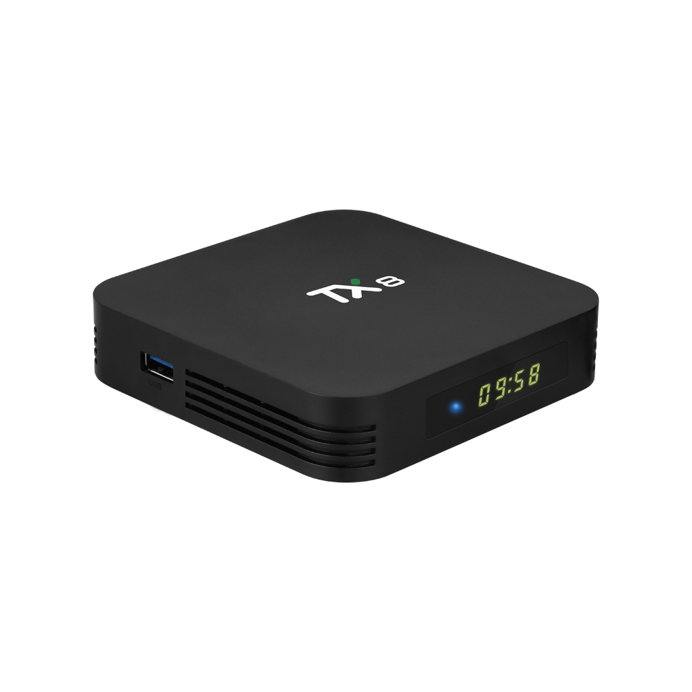 TX8 Rockchip RK3318 4GB 32GB Android 9.0 TV Box Dual WIFI 2.4G&5G Bluetooth 4.0 PK H96 Max Smart