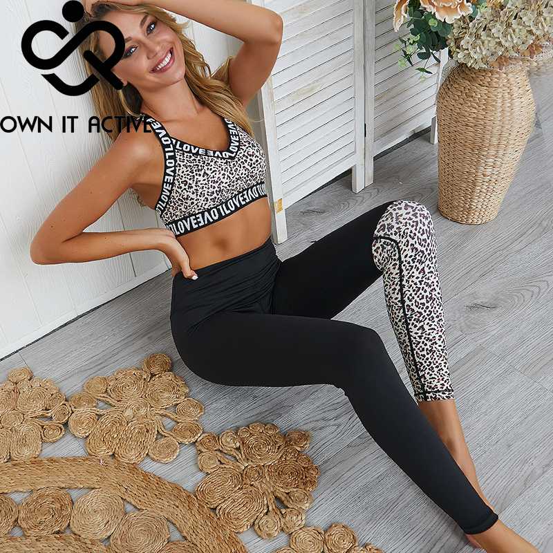 Sexy Sports Suit Women Fitness Leopard Print Yoga Set Workout Sets Gym Jogging Sportswear Sports Bras+ Leggings Suit P385, Black
Sexy Sports Suit Women Fitness Leopard Print Yoga Set Workout Sets Gym Jogging Sportswear Sports Bras+ Leggings Suit P385, Black