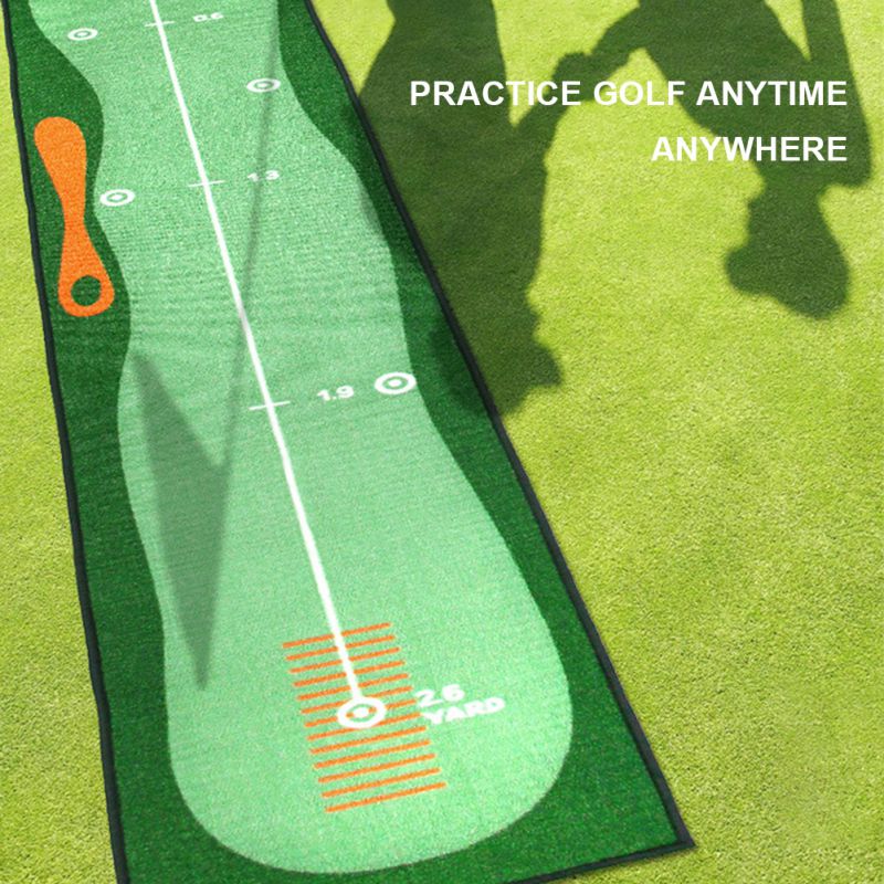 Large Golf Practice Carpet Mat Putter Putting Mat Green Golf Indoor Practice Office3453439