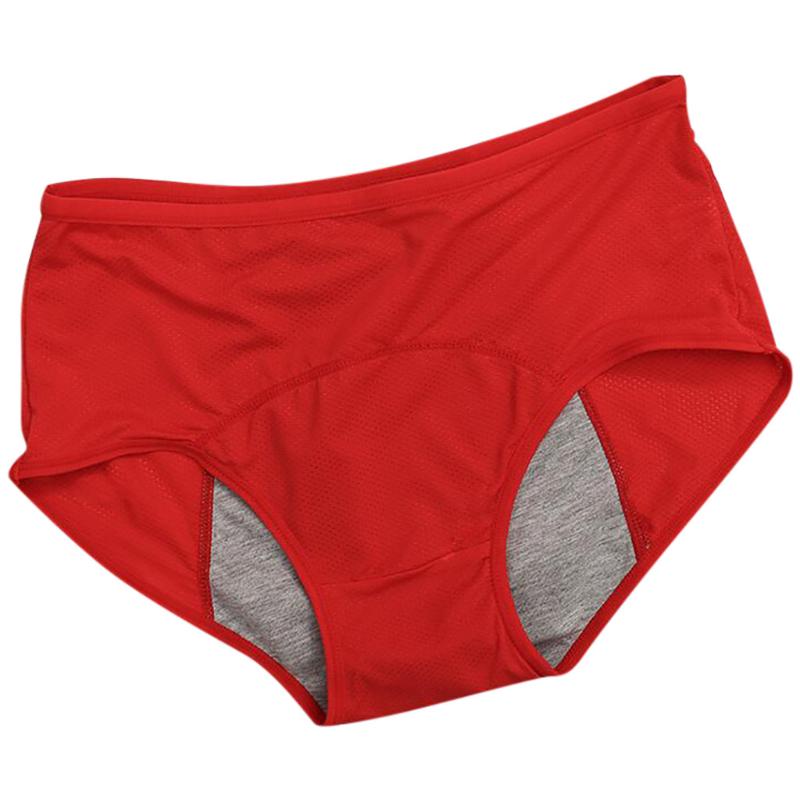 Women's Panties Seamless Lingerie Leak Proof Menstrual Period Underwear Physiological Waist Pants Brief Breathable Underpants, Red
Women's Panties Seamless Lingerie Leak Proof Menstrual Period Underwear Physiological Waist Pants Brief Breathable Underpants, Red
