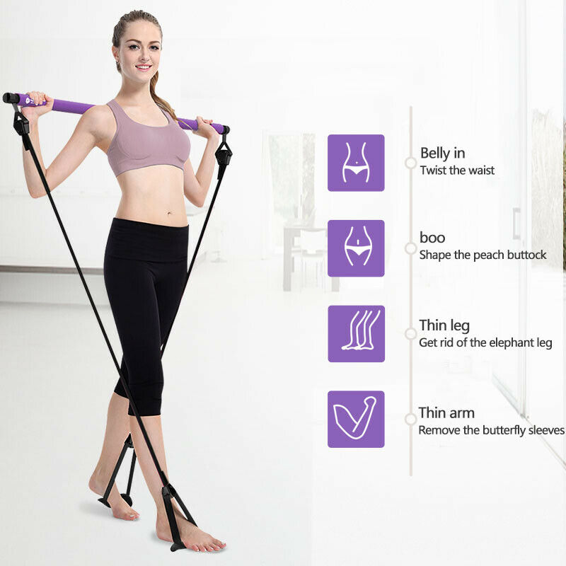 2020 Fashion Trend Unisex Portable Pilates Bar Stick Resistance Band Gym Home Fitness Comprehensive Sport Exercise Accessories
2020 Fashion Trend Unisex Portable Pilates Bar Stick Resistance Band Gym Home Fitness Comprehensive Sport Exercise Accessories