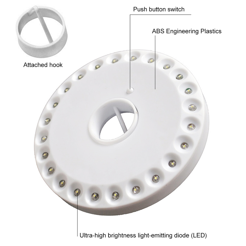 Tent Lights Pole Light Patio Lamp LED Lantern Poles Umbrella Light Portable Outdoor Camping Lamp for Yard Garden Emergency