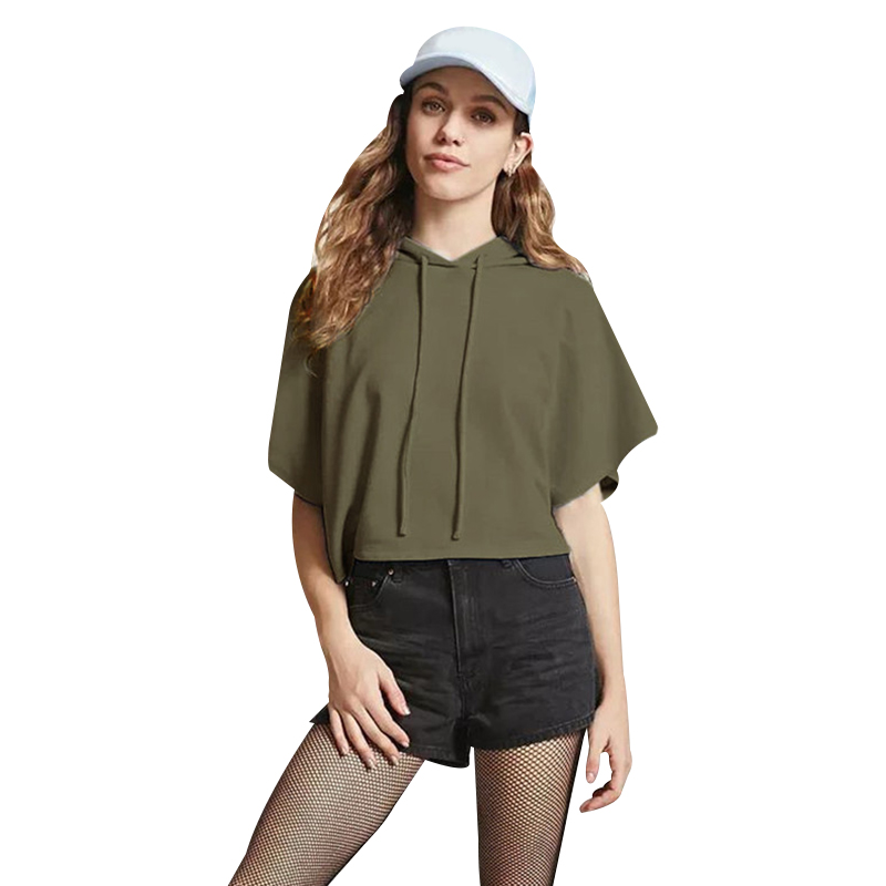 Woman Breathable Sweat-absorbent Bat Sleeve Loose Hooded Comfortable Sweatshirt, Ix5267jh
Woman Breathable Sweat-absorbent Bat Sleeve Loose Hooded Comfortable Sweatshirt, Ix5267jh