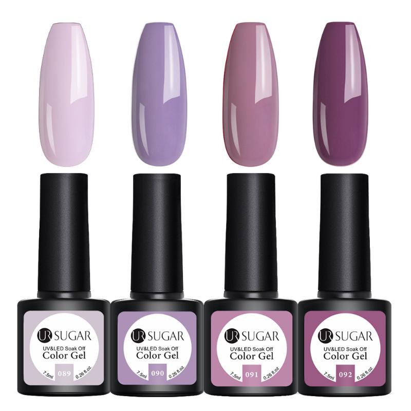 UR SUGAR 4pcs Plum Nail Gel Polish Set Nails Art Semi Permanent UV Gel Polish All For Manicures Nail Design Base Top Coat
UR SUGAR 4pcs Plum Nail Gel Polish Set Nails Art Semi Permanent UV Gel Polish All For Manicures Nail Design Base Top Coat
