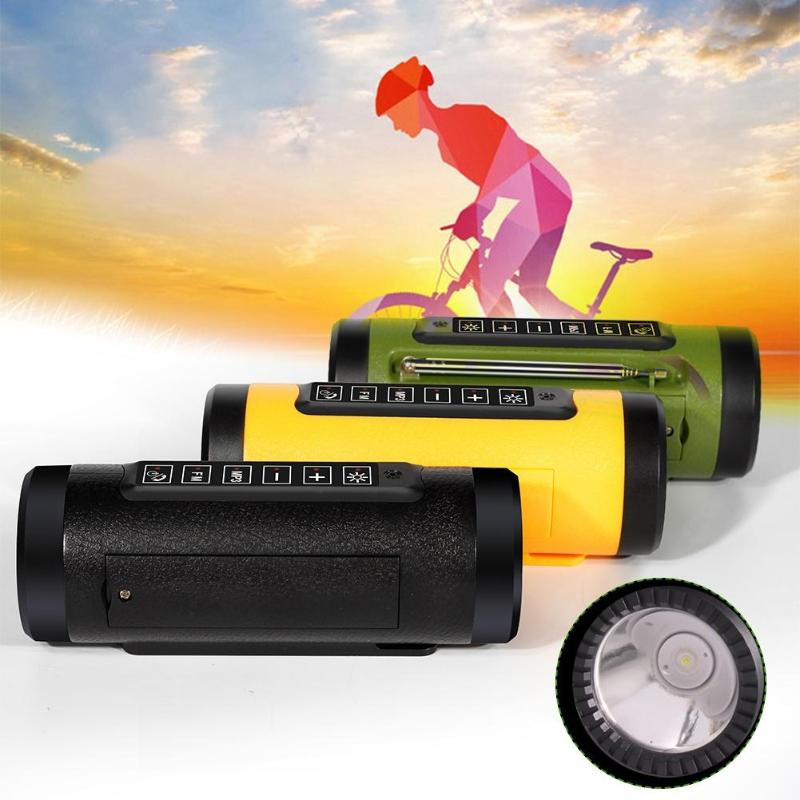 Outdoor Portable Stereo Bluetooth Speaker TF FM Radio Sound Box LED Outdoor Stereo Bluetooth Speaker