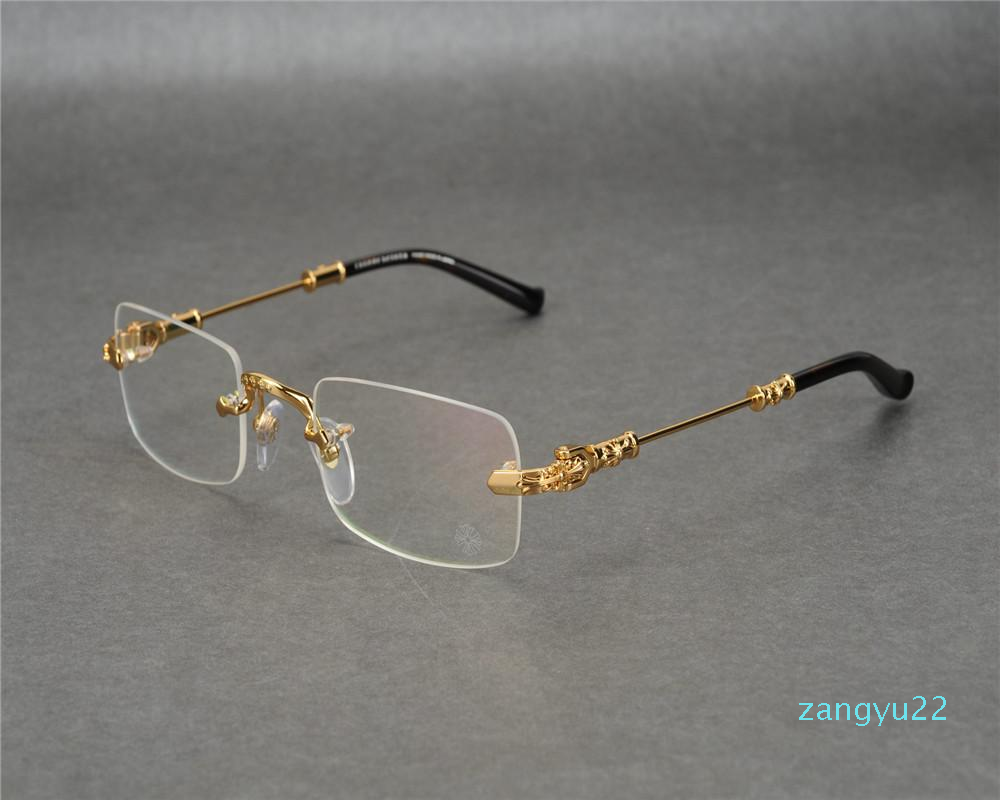 Wholesale- Rimless Fashion New Business Design Men Gold Silver Clear Lens Myopia Eyewear Frame Reading Eyeglasses JLS, White;black
Wholesale- Rimless Fashion New Business Design Men Gold Silver Clear Lens Myopia Eyewear Frame Reading Eyeglasses JLS, White;black