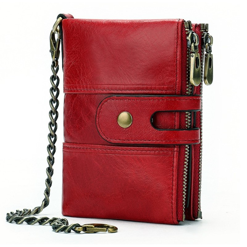 genuine cow leather women wallet female red color coin purse small portomonee zipper and money bag lady card holder, Red;black
genuine cow leather women wallet female red color coin purse small portomonee zipper and money bag lady card holder, Red;black