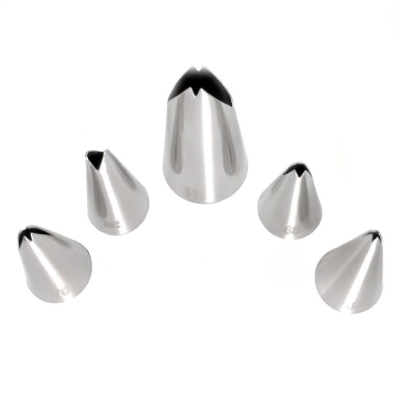 Cupcake Decoration Tool Cake Nozzles Fondant Flower Stainless Steel Russian Ball Icing Piping Flower Mouth Set Torch Shape 5pcs
Cupcake Decoration Tool Cake Nozzles Fondant Flower Stainless Steel Russian Ball Icing Piping Flower Mouth Set Torch Shape 5pcs