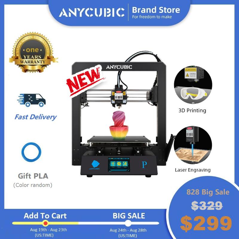 Anycubic Mega Pro 3D Printer Laser Engraving 2-in-1 Multi-function 3d printer Touch Screen Dual Gear Extruder Drucker
Anycubic Mega Pro 3D Printer Laser Engraving 2-in-1 Multi-function 3d printer Touch Screen Dual Gear Extruder Drucker