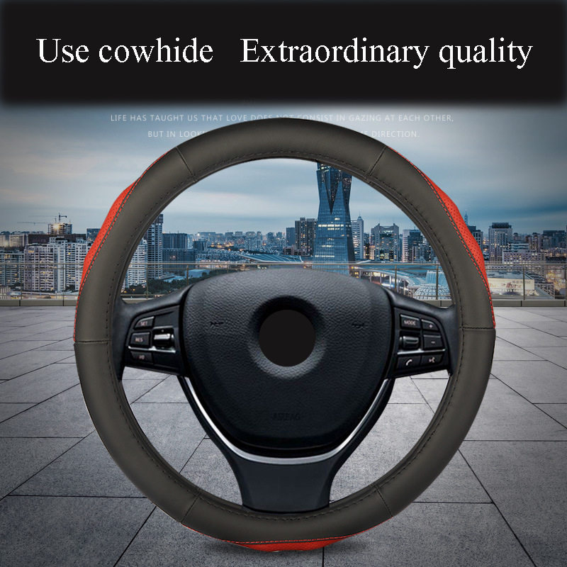 Car Steering Wheel Cover, Leather Interior Accessories, Automobile General Shape Steering Wheel Anti-skid Protective Cover
Car Steering Wheel Cover, Leather Interior Accessories, Automobile General Shape Steering Wheel Anti-skid Protective Cover