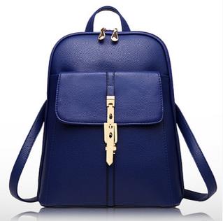 New-Genuine Leather Women's backpack bag Polyester school bag handbags shoulder purse free Nylon shipping