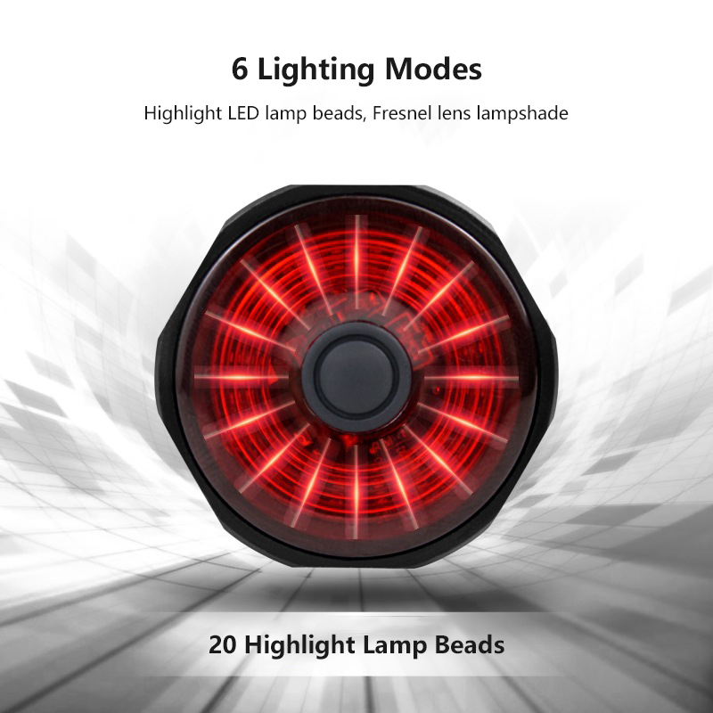 Bike Lights IPx6 Waterproof Light 6 Lighting Modes Cycling USB Charging Bicycle Max 33 Hours Run Time Safety Warning
Bike Lights IPx6 Waterproof Light 6 Lighting Modes Cycling USB Charging Bicycle Max 33 Hours Run Time Safety Warning