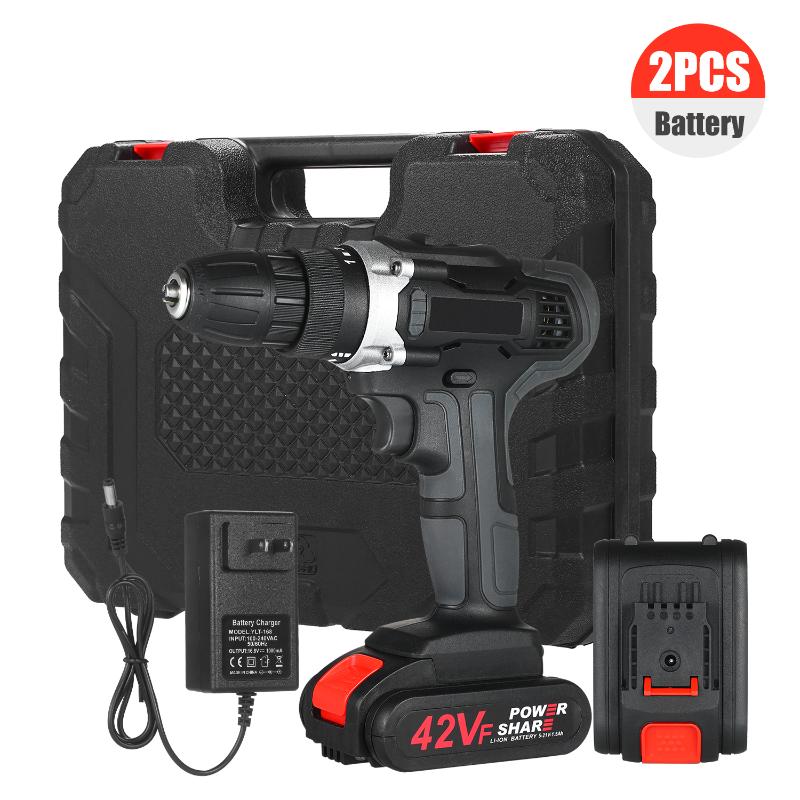 21V Cordless Drill Dirve Kit 2 Speed Brushless Cordless Power Drill with 2x1.5Ah Batteries Fast Charger 15+1 Torque Setting Max
21V Cordless Drill Dirve Kit 2 Speed Brushless Cordless Power Drill with 2x1.5Ah Batteries Fast Charger 15+1 Torque Setting Max
