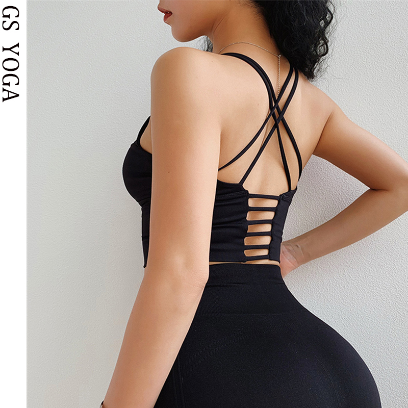 Sports Bras Criss Cross Back Fitness Crop Top Shockproof High Impact Running Workout Bra Sports Wear For Women workout clothing, Black
Sports Bras Criss Cross Back Fitness Crop Top Shockproof High Impact Running Workout Bra Sports Wear For Women workout clothing, Black