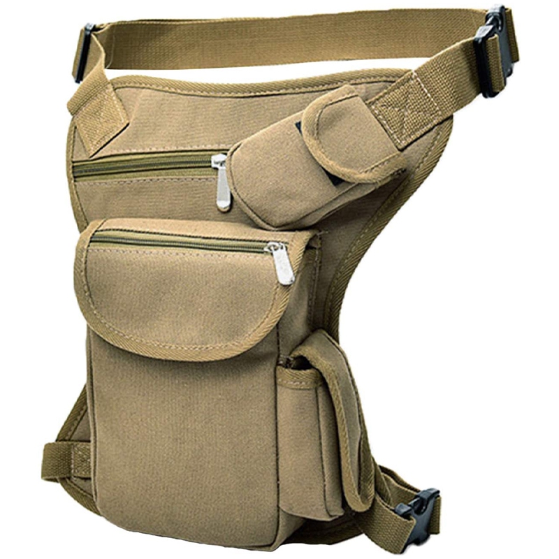 Cycling Waist Bag Leg Pack Canvas Pocket Travel Fanny Pack Hip Bag Multifunction Outdoor Riding Traveling for Men Women, Yellow
Cycling Waist Bag Leg Pack Canvas Pocket Travel Fanny Pack Hip Bag Multifunction Outdoor Riding Traveling for Men Women, Yellow