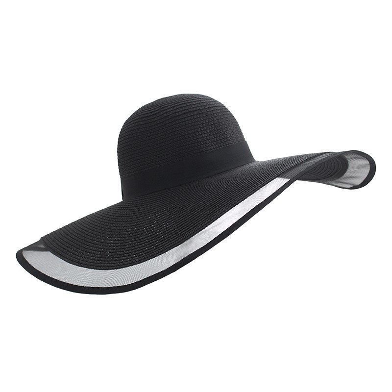 Hot 15CM Wide Brim Straw Hat Lace Beach Hats Women Fashion Ladies Summer New 2020 UV Protection Foldable Sun Shade Cap Sun hat, Khaki
Hot 15CM Wide Brim Straw Hat Lace Beach Hats Women Fashion Ladies Summer New 2020 UV Protection Foldable Sun Shade Cap Sun hat, Khaki
