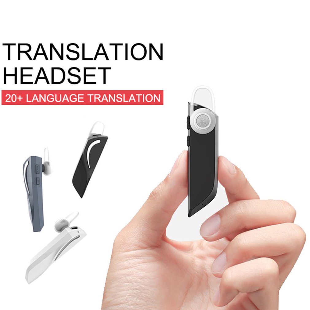 Wireless Translator 20 Multilanguage Voice Earphones Translators Intelligent Instant Headset Bluetooth Translation2151198