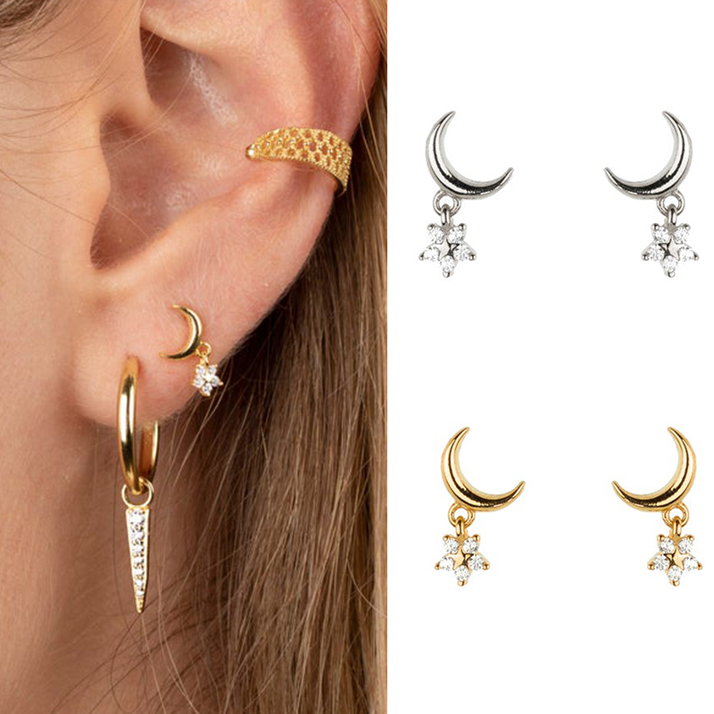 CANNER Luxury 925 Sterling Silver Stud Earrings For Women Fashion Zircon Earrings voor vrouwen Couple Gift Fine Jewelry
CANNER Luxury 925 Sterling Silver Stud Earrings For Women Fashion Zircon Earrings voor vrouwen Couple Gift Fine Jewelry