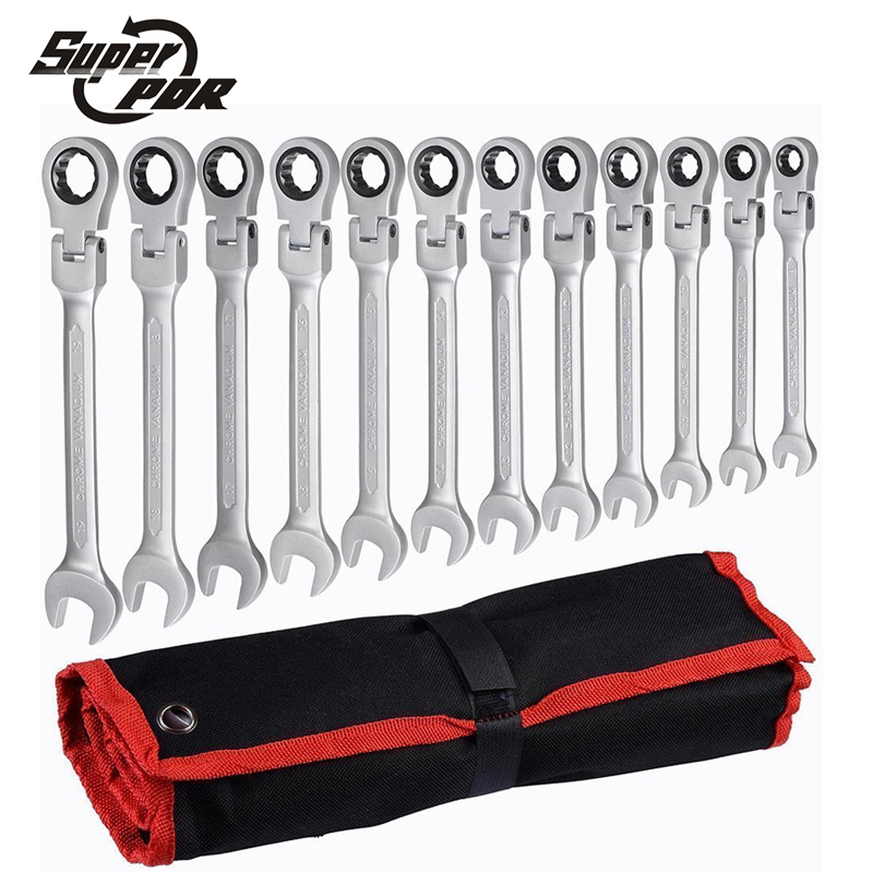 12pcs Ratchet Spanners Set Key Wrench Set Universal Wrench Tool of Heads With a Ratchet Car Repair Tools Hand Tool
12pcs Ratchet Spanners Set Key Wrench Set Universal Wrench Tool of Heads With a Ratchet Car Repair Tools Hand Tool