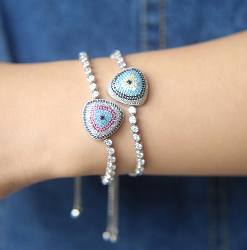 Hot Style silver Color Chain Link 2020 new arrive silver slider tennis chain girl women color stone eye fashion bracelet bangle
Hot Style silver Color Chain Link 2020 new arrive silver slider tennis chain girl women color stone eye fashion bracelet bangle