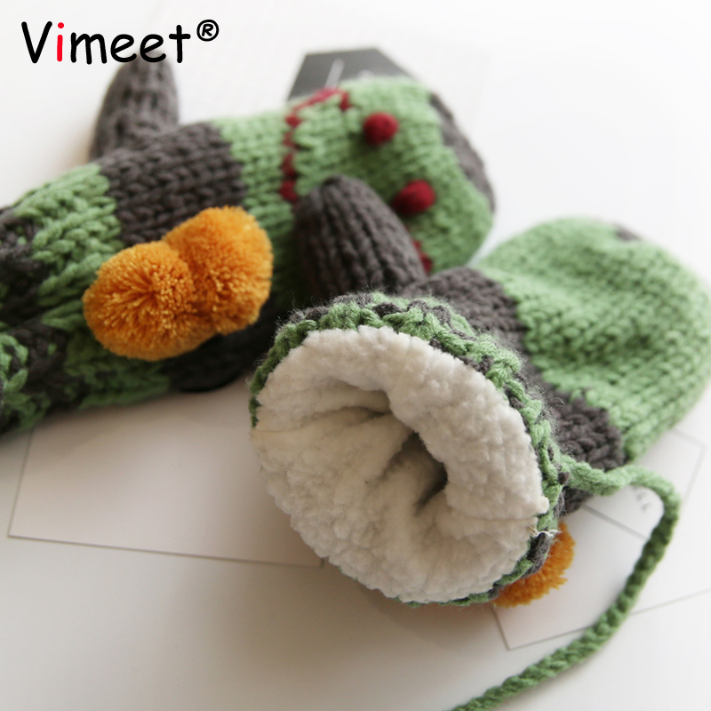 Vimeet Clothes Accessory Female Winter Gloves Women Knitted Thick Gloves Girl Warm Mittens Cute VM-G501
Vimeet Clothes Accessory Female Winter Gloves Women Knitted Thick Gloves Girl Warm Mittens Cute VM-G501