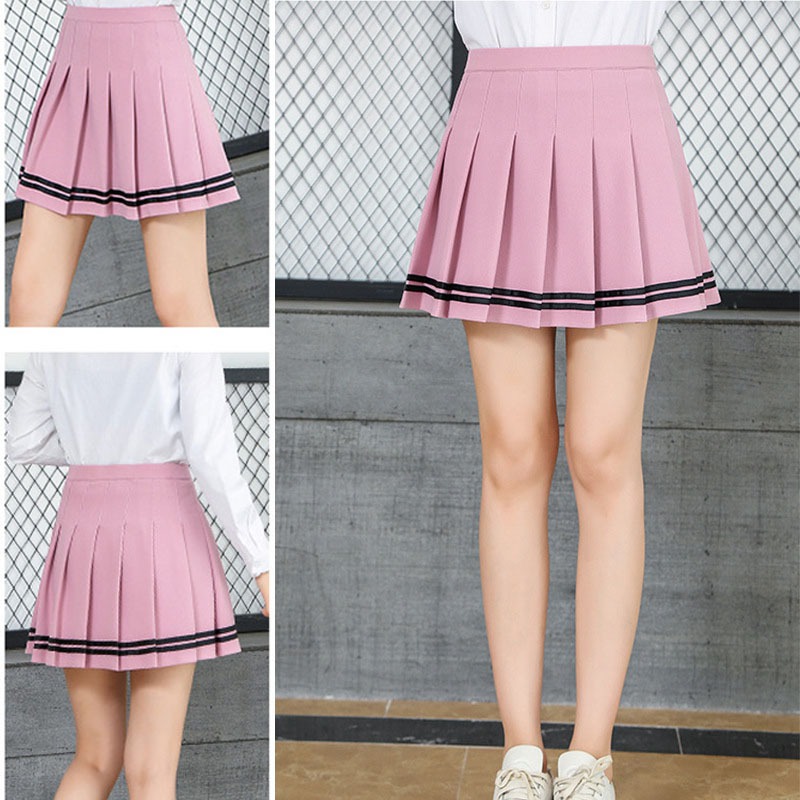 Blackday Hot Women Pleated Short Skirt Lolita Style Harajuku Kawaii Sweet Striped Skirts Mini Cute School Uniforms Saia Faldas Ladies New, As picture
Blackday Hot Women Pleated Short Skirt Lolita Style Harajuku Kawaii Sweet Striped Skirts Mini Cute School Uniforms Saia Faldas Ladies New, As picture
