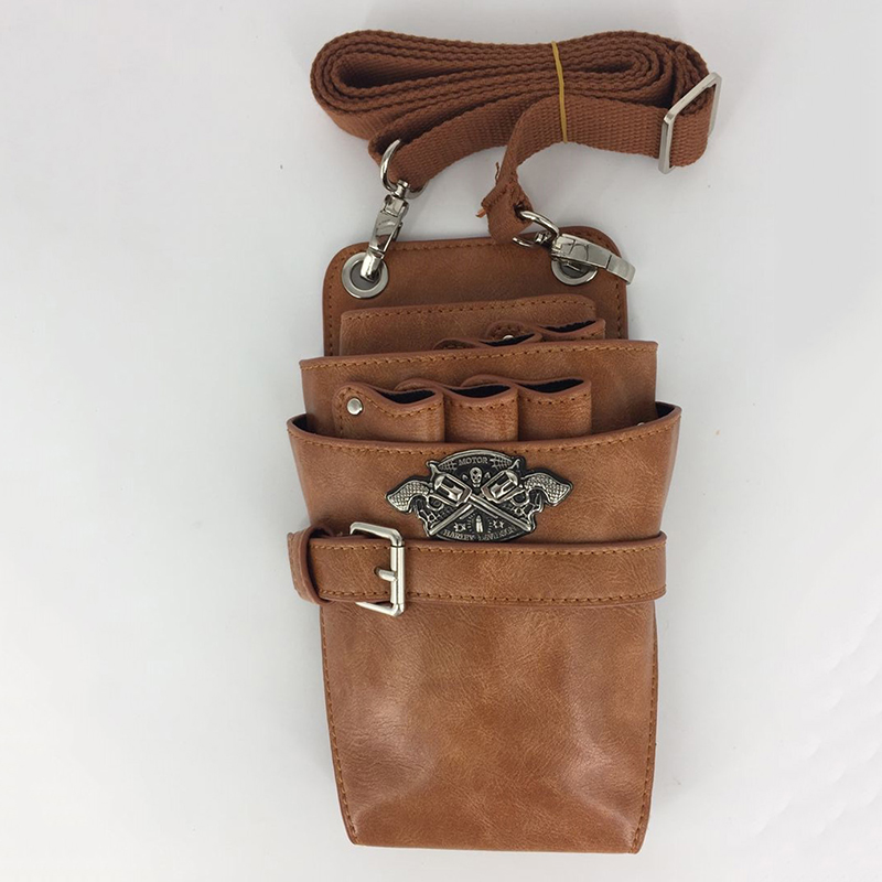 PU Leather Rivet Hair Scissor Bag Clips Bag Hairdressing Barber Scissor Holster Pouch Holder Case with Waist Shoulder Belt
PU Leather Rivet Hair Scissor Bag Clips Bag Hairdressing Barber Scissor Holster Pouch Holder Case with Waist Shoulder Belt