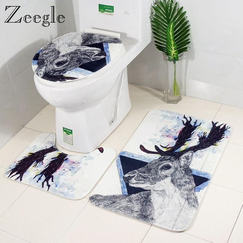 Zeegle 3Pcs Bathroom Mat Set Non Slip Bathroom Floor Rug Absorbent Toilet Pedestal Rug Flannel Soft Foot Mat Washable Toilet Set
Zeegle 3Pcs Bathroom Mat Set Non Slip Bathroom Floor Rug Absorbent Toilet Pedestal Rug Flannel Soft Foot Mat Washable Toilet Set