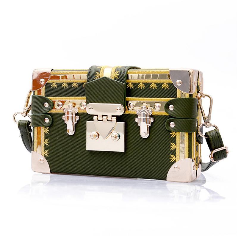 Retro Box Bags Girl Casual Cellphone Purse Metal Rivets Shoulder Handbag Women Small Square Flap Bags Messenger Bag, Black 
Retro Box Bags Girl Casual Cellphone Purse Metal Rivets Shoulder Handbag Women Small Square Flap Bags Messenger Bag, Black