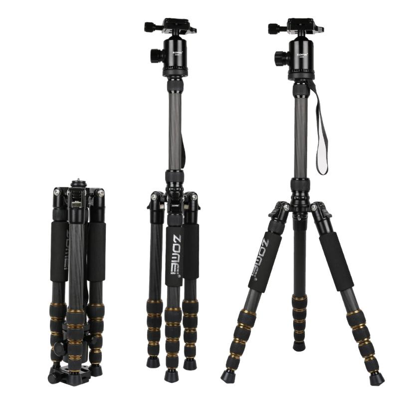 ZOMEI Z669C Portable heavy duty Travel Professional Carbon fiber Tripod Monopod+Ball head for SLR DSLR Digital camera
ZOMEI Z669C Portable heavy duty Travel Professional Carbon fiber Tripod Monopod+Ball head for SLR DSLR Digital camera