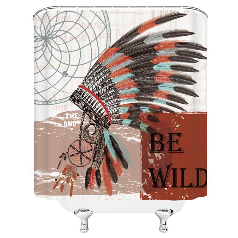 Feather Headdress Waterproof And Mildew Proof Fabric Shower Curtain Bathroom 72 "x 72" w / 12 Hook Free Delivery
Feather Headdress Waterproof And Mildew Proof Fabric Shower Curtain Bathroom 72 "x 72" w / 12 Hook Free Delivery