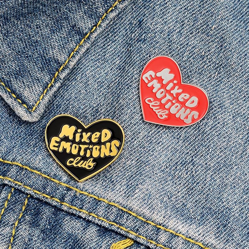 QIHE JEWELRY Couple Love Heart Mixed Emotions Club Enamel Lapel Pins Unique Design Gift For LGBT Wholesale, Gray
QIHE JEWELRY Couple Love Heart Mixed Emotions Club Enamel Lapel Pins Unique Design Gift For LGBT Wholesale, Gray