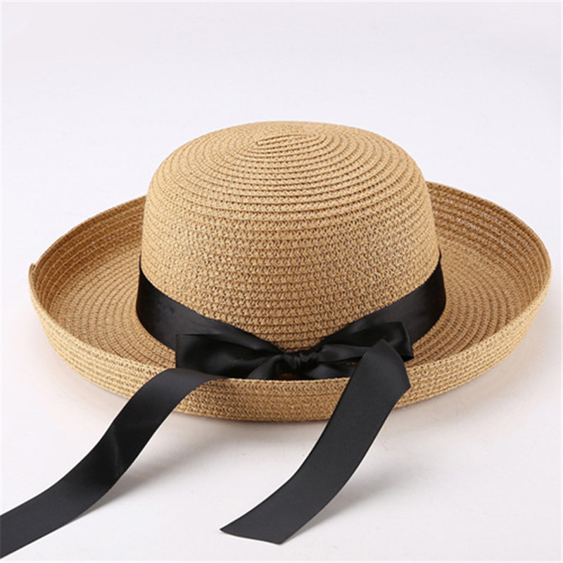 2020 New Arrival Summer Straw Hats Women Black Bow Sun Hat Lady Beach Hat Casual Panama Girl Bone, White
2020 New Arrival Summer Straw Hats Women Black Bow Sun Hat Lady Beach Hat Casual Panama Girl Bone, White